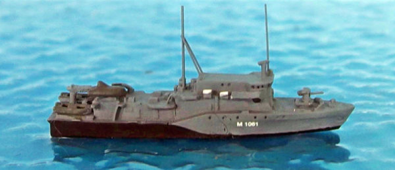 Mine diver ship M 1061 "Rottweil" (1 p.) GER 2012 Albatros ALK 229
